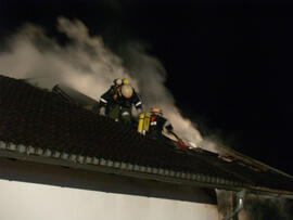 Brand von Stall und Stadl in der Franz Plattner Str.