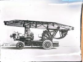 Magirus Dampfleiter Holz selbstfahrend