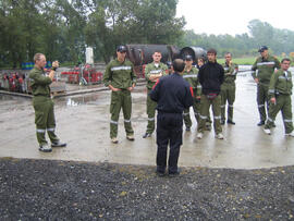 Brandschulung am Flughafen Schwechat 2005/4