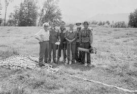 Waldbrand oberhalb Martinswand, Hubschraubereinsatz