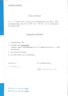 Gemeinderatsprotokoll 10/83