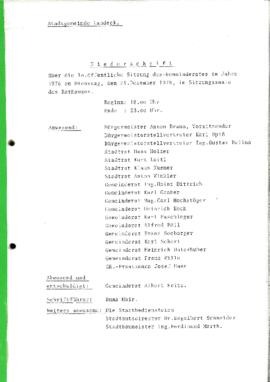 Gemeinderatsprotokoll 10/76