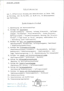 Gemeinderatsprotokoll 7/82