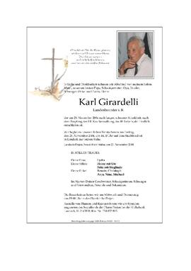 Sterbebild Girardelli Karl