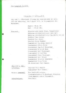 Gemeinderatsprotokoll 2/79
