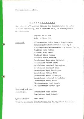 Gemeinderatsprotokoll 8/76