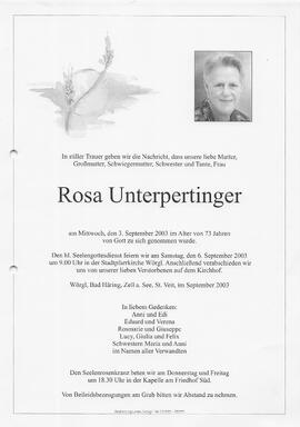 Unterpertinger Rosa G