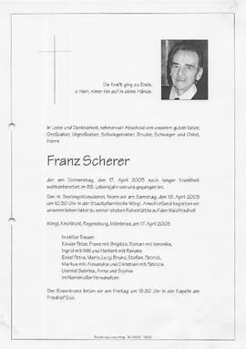 Scherer Franz G