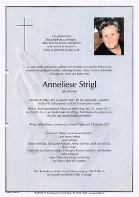 Strigl Anneliese geb. Brunner G