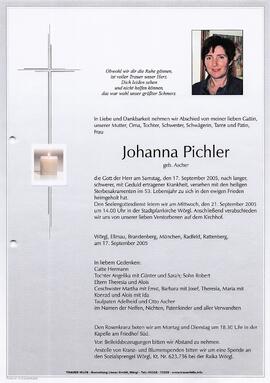 Pichler Johanna geb. Ascher G