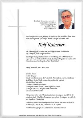 Kainzner Rolf G