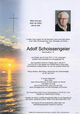 Schoissengeier Adolf