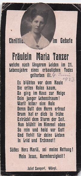 Tanzer Maria