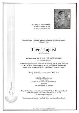 Tragust Inge geb. Rissbacher G