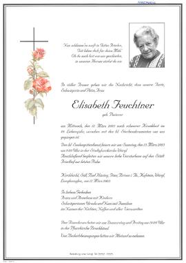 Feuchtner Elisabeth geb. Pusterer G