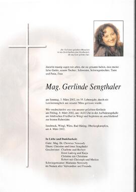 Sengthaler Gerlinde Mag. G
