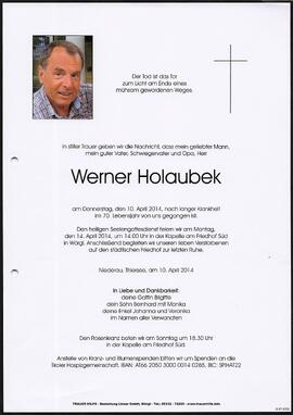 Holaubek Werner G