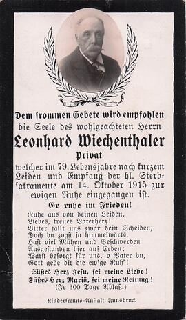 Wiechenthaler Leonhard