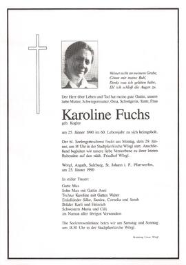 Fuchs Karoline geb. Kogler G
