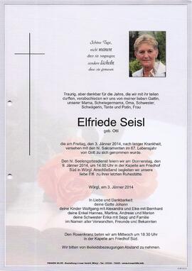 Seisl Elfriede geb. Otti G