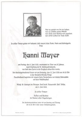 Mayer Hanni G