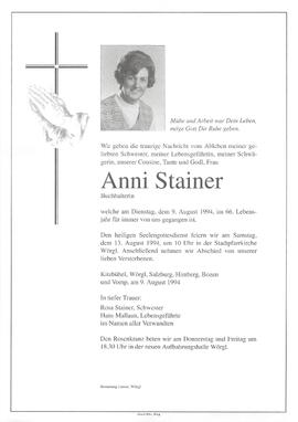 Stainer Anni G
