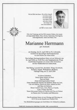 Hermann Marianne geb. Hochmuth G