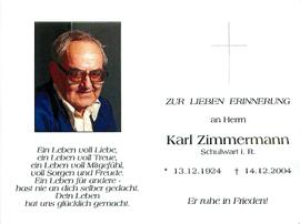 Zimmermann Karl