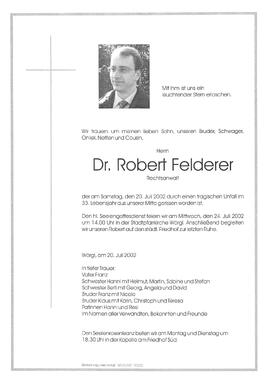 Felderer Robert Dr. G
