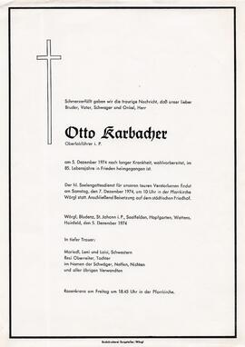 Karbacher Otto G