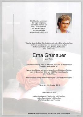 Grünauer Erna geb. Weiss G