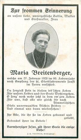 Breitenberger Maria