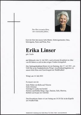 Linser Erika geb. Fuchs G