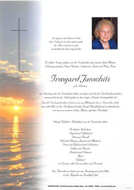 Janschitz Irmgard geb. Härling G