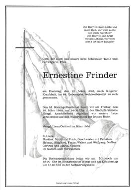 Frinder Ernestine G