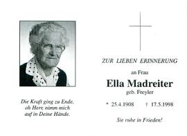 Madreiter Ella geb. Freyler