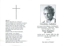 Hagleitner Maria geb. Scheiber