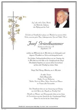Gründhammer Josef G