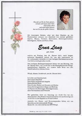 Lang Erna geb. Soier G