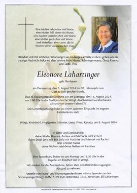 Lahartinger Eleonore geb. Birnbauer G