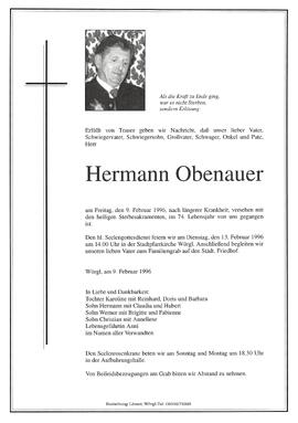 Obenauer Hermann G