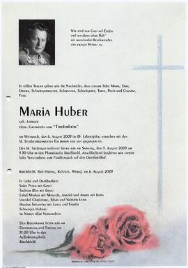 Huber Maria geb. Loinger G