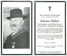 Huber Johann Gradlwirt Neue Post