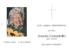 Coradello Josefa geb. Janner