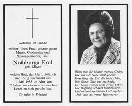 Kral Nothburga geb. Mayer