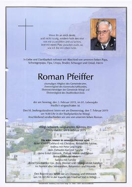 Pfeiffer Roman G