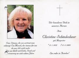 Schönlechner Christine geb. Margreiter