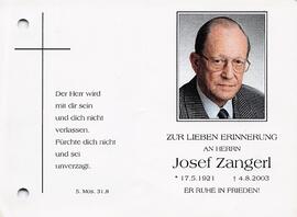 Zangerl Josef