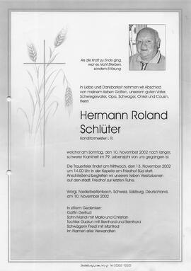 Schlüter Hermann Roland G