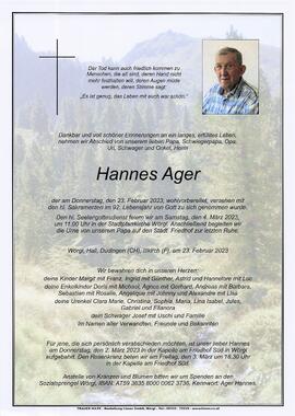 Ager Hannes